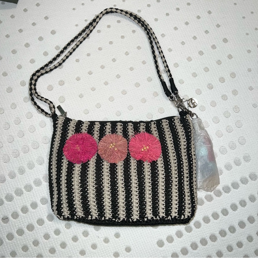The Sak Black and White Shoulder Bag